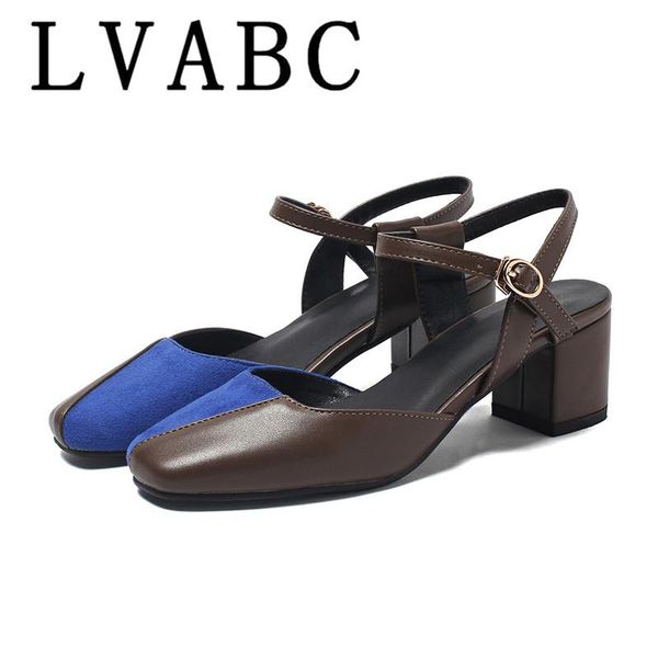 women sandals 2021 heels pu for female flock casual footwear square head elegant low party wedding shoe 31, Black
women sandals 2021 heels pu for female flock casual footwear square head elegant low party wedding shoe 31, Black