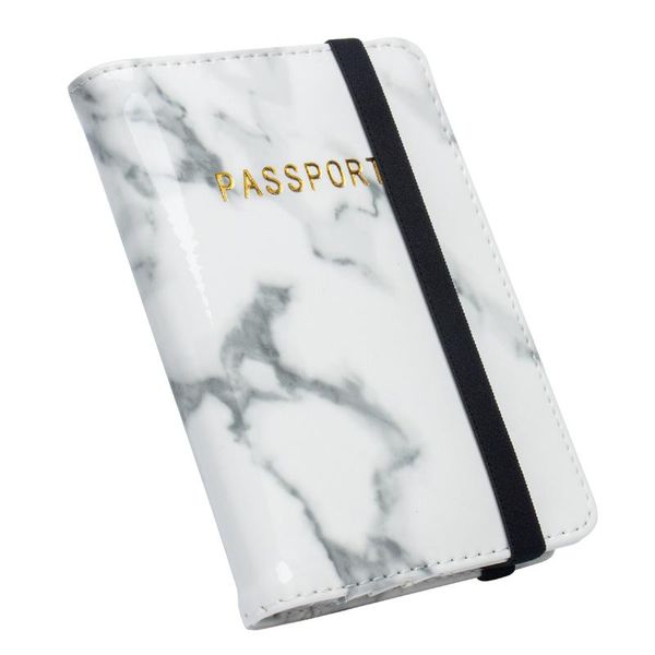 card holders advanced white marble pattern pu leather bandage passport holder bag travel id credit ticket cover, Brown;gray
card holders advanced white marble pattern pu leather bandage passport holder bag travel id credit ticket cover, Brown;gray