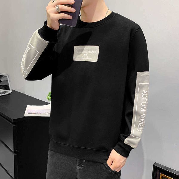 sweater round neck tracksuits loose sports autumn pullover trend casual men's wear, Gray
sweater round neck tracksuits loose sports autumn pullover trend casual men's wear, Gray
