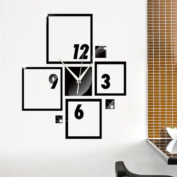 wall clocks 3d diy mirror stickers clock creative square number personality stylish mute quartz reloj paret living room bedroom
wall clocks 3d diy mirror stickers clock creative square number personality stylish mute quartz reloj paret living room bedroom