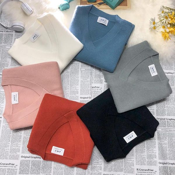 men's vests 2021 autumn and winter trendy brand japanese solid color sweater couple neutral hong kong style waistcoat, Black;white
men's vests 2021 autumn and winter trendy brand japanese solid color sweater couple neutral hong kong style waistcoat, Black;white