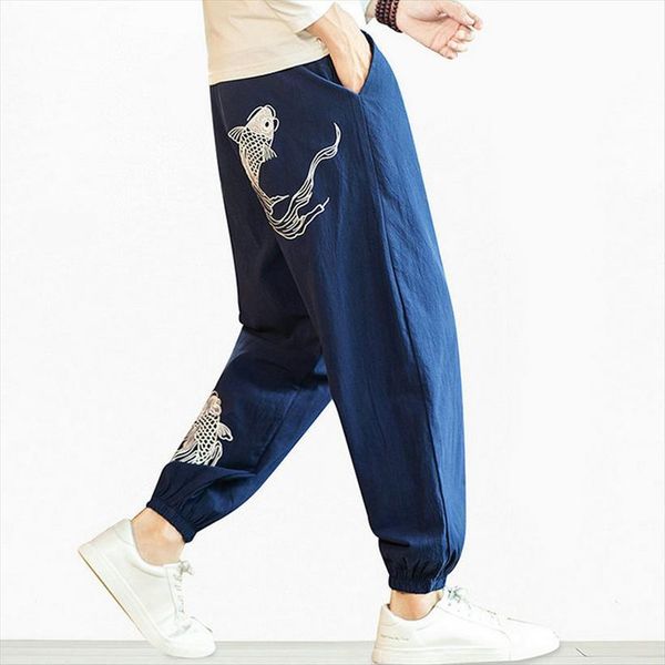 streetwear loose harem male autumn women pant causal baggy traditional embroidery cotton trousers men, Black
streetwear loose harem male autumn women pant causal baggy traditional embroidery cotton trousers men, Black