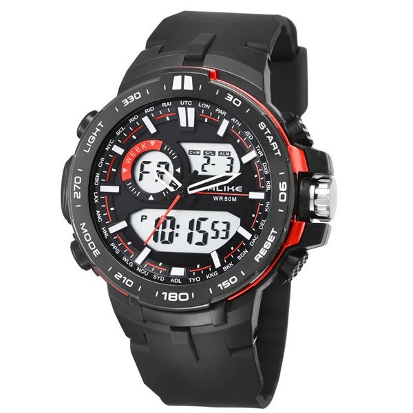 brand alike casual watch men g style waterproof sports military watches men's luxury analog digital quartz wristwatches, Slivery;brown
brand alike casual watch men g style waterproof sports military watches men's luxury analog digital quartz wristwatches, Slivery;brown