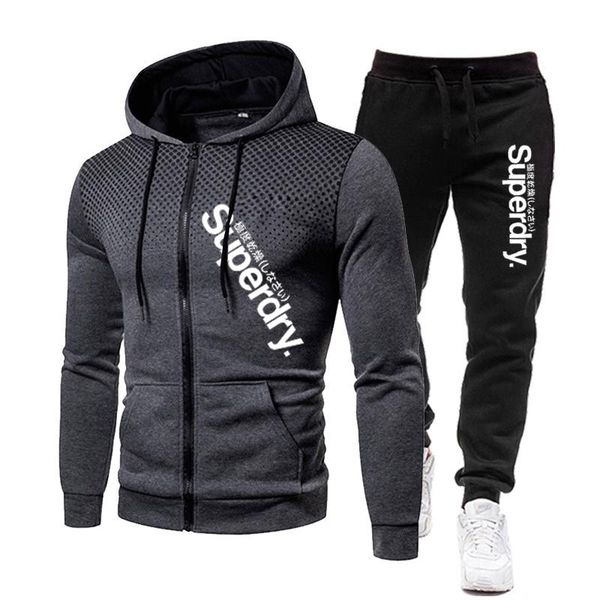 men's tracksuits autumn winter men clothing sets printing hoodie set fleece zipper hooded sweatshirt+trousers casual mens, Gray
men's tracksuits autumn winter men clothing sets printing hoodie set fleece zipper hooded sweatshirt+trousers casual mens, Gray