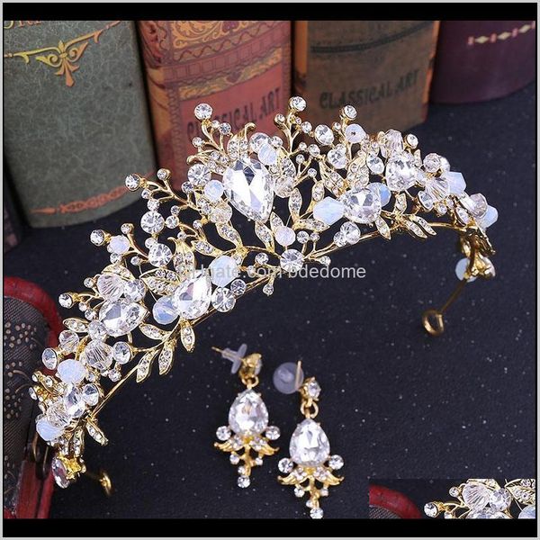 & necklace sets jewelry drop delivery 2021 forseven 1 set handmade flower leaves crystal beads tiaras crowns diadem earrings bride noiva wed, Silver
& necklace sets jewelry drop delivery 2021 forseven 1 set handmade flower leaves crystal beads tiaras crowns diadem earrings bride noiva wed, Silver