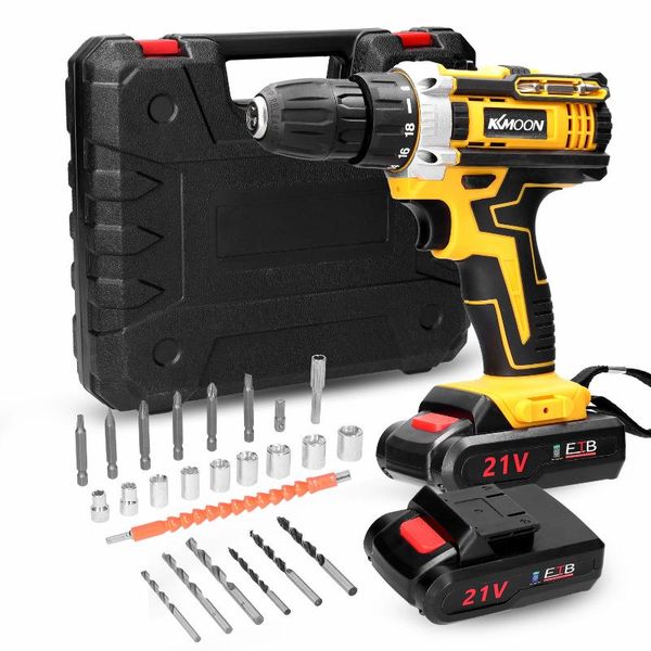professiona electric drills 21v cordless screwdriver drill brush motor 2 speeds adjustment 18 gears of torque holes drilling machine
professiona electric drills 21v cordless screwdriver drill brush motor 2 speeds adjustment 18 gears of torque holes drilling machine