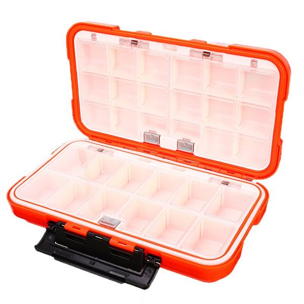 16/24 compartments double fishing tackle boxes waterproof box storage case lure hook accessories with 6 colors
16/24 compartments double fishing tackle boxes waterproof box storage case lure hook accessories with 6 colors