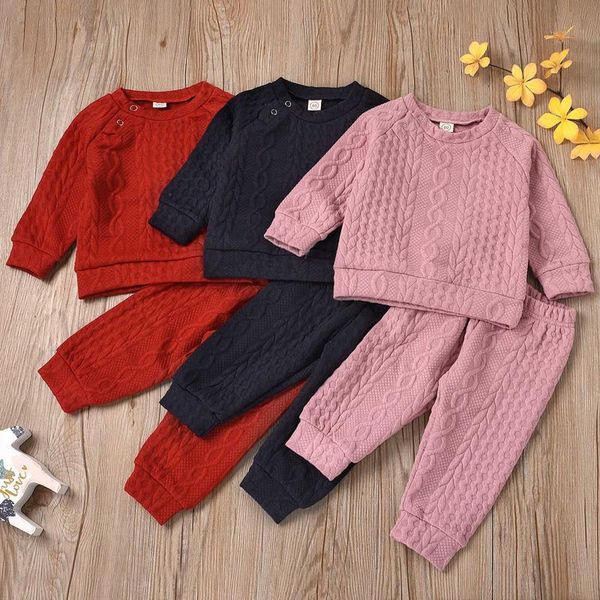 clothing sets 2pcs autumn winter baby boys girls clothes set solid knitting sweater and pants suit children's ropa niña fashion, White
clothing sets 2pcs autumn winter baby boys girls clothes set solid knitting sweater and pants suit children's ropa niña fashion, White