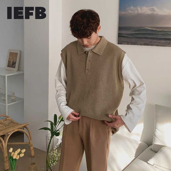 iefb korean kintted vest for men fashion autumn lapel loose knitwear sweater waistcoat sleeveless wam clothes 9y4238 210909, White;black
iefb korean kintted vest for men fashion autumn lapel loose knitwear sweater waistcoat sleeveless wam clothes 9y4238 210909, White;black