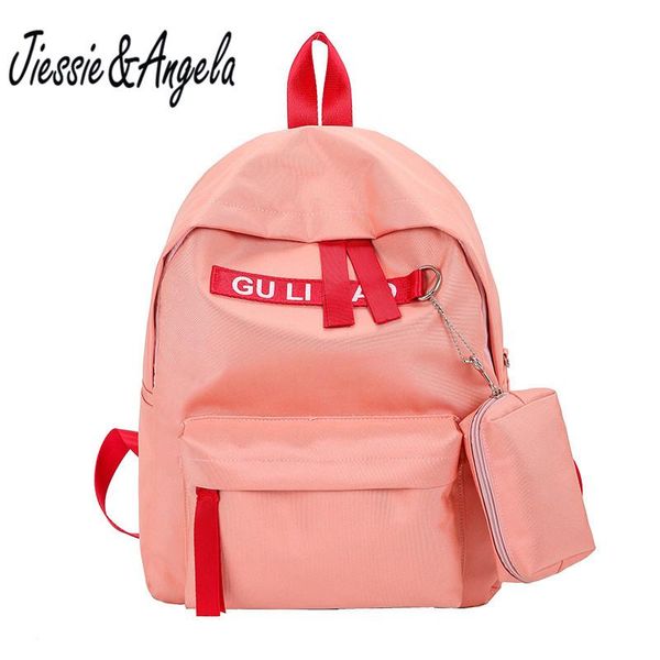 backpack jiessie&angela women nylon student school bag shoulder teenagers girls travel backpacks waterproof mochila
backpack jiessie&angela women nylon student school bag shoulder teenagers girls travel backpacks waterproof mochila