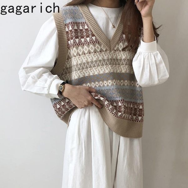 women's sweaters gagarich women casual vest autumn 2021 korean style short loose chic knitted v-neck prepply girl vests drop, White;black
women's sweaters gagarich women casual vest autumn 2021 korean style short loose chic knitted v-neck prepply girl vests drop, White;black