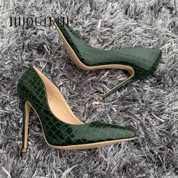 sandals green fashions woman toe pumps pointed high heels patent leather shoes ladies six inches 16t6, Black
sandals green fashions woman toe pumps pointed high heels patent leather shoes ladies six inches 16t6, Black