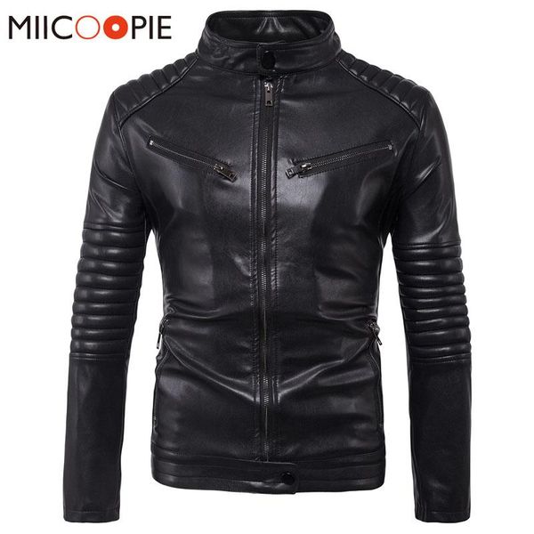 men's fur & faux brand clothing leather jackets men stand collar coats male autumn winter leisure casual slim motorcycle jacket 5xl, Black
men's fur & faux brand clothing leather jackets men stand collar coats male autumn winter leisure casual slim motorcycle jacket 5xl, Black