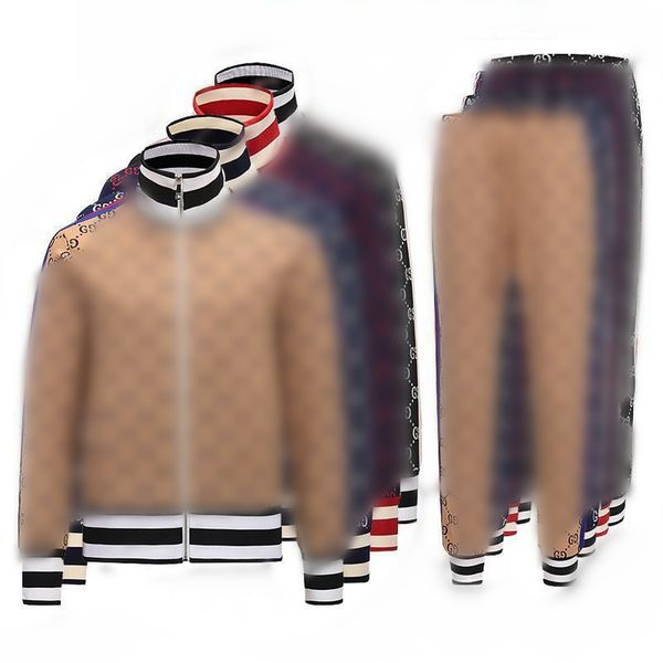 mens brand letter printing tracksuits fashion trend fall long sleeve cardigan zipper trousers suits designer male casual two piece sets, Gray
mens brand letter printing tracksuits fashion trend fall long sleeve cardigan zipper trousers suits designer male casual two piece sets, Gray