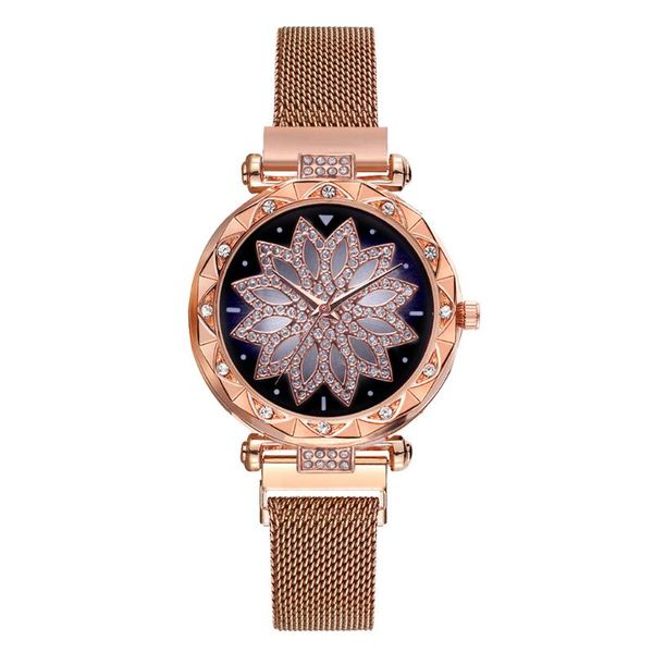 wristwatches luxury women's wristwatch female wrist watch magnet casual golden alloy milan mesh diamond figures flower ladies quartz wa, Slivery;brown
wristwatches luxury women's wristwatch female wrist watch magnet casual golden alloy milan mesh diamond figures flower ladies quartz wa, Slivery;brown