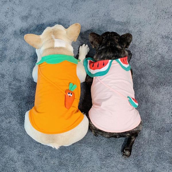 dog apparel summer pet fruit pattern cute teddy pomeranian clothes 100% cotton soft breathable cool vest leisure travel play puppy
dog apparel summer pet fruit pattern cute teddy pomeranian clothes 100% cotton soft breathable cool vest leisure travel play puppy