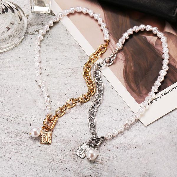 pendant necklaces baroque asymmetric imitation pearl thick chain gold silver color geometric square for women neck jewelry
pendant necklaces baroque asymmetric imitation pearl thick chain gold silver color geometric square for women neck jewelry