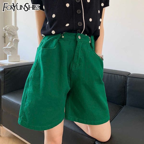 vintage denim shorts boyfriend style women high waist wide leg cowl green short jeans summer loose casual bottoms streetwear 210709, White;black
vintage denim shorts boyfriend style women high waist wide leg cowl green short jeans summer loose casual bottoms streetwear 210709, White;black