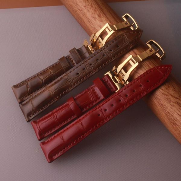 watch bands genuine leather watchbands belt strap womans wristwatches band brown red 18mm 20mm 22mm gold butterfly buckles deployments, Black;brown
watch bands genuine leather watchbands belt strap womans wristwatches band brown red 18mm 20mm 22mm gold butterfly buckles deployments, Black;brown
