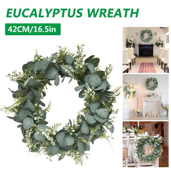 artificial wreath door decor green eucalyptus reusable leaf decoration for front wall window decorative flowers & wreaths
artificial wreath door decor green eucalyptus reusable leaf decoration for front wall window decorative flowers & wreaths