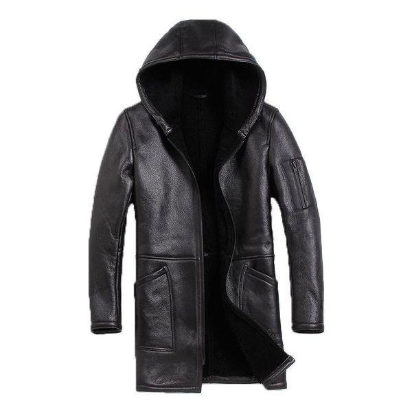 men's leather & faux jacket real fur coat men sheep shearing winter korean hooded wool for mens clothing 2021 s-n-5 yy266, Black
men's leather & faux jacket real fur coat men sheep shearing winter korean hooded wool for mens clothing 2021 s-n-5 yy266, Black