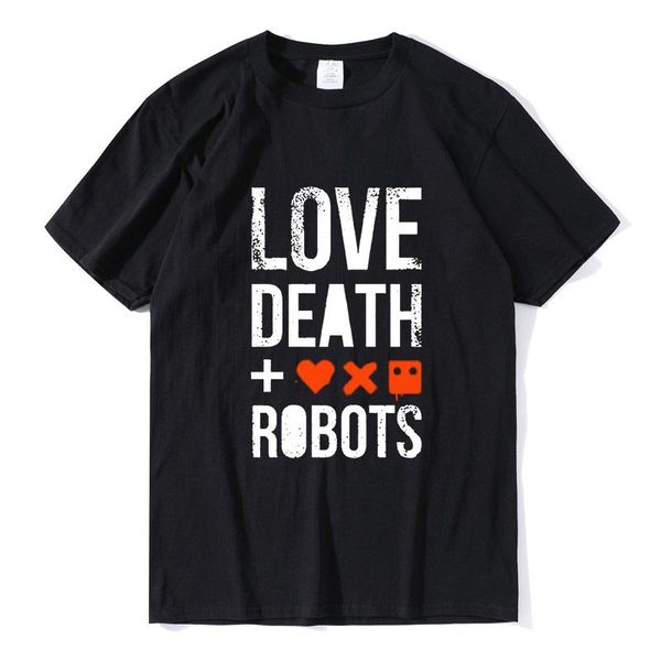 men's t-shirts oversized tee love death&robots science fiction series animation summer novelty shirt funny cotton t, White;black
men's t-shirts oversized tee love death&robots science fiction series animation summer novelty shirt funny cotton t, White;black