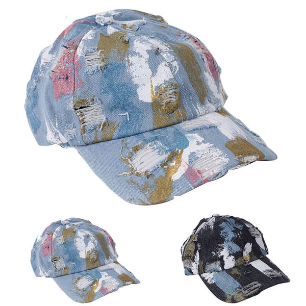 sun hat worn ground edge tie dyed baseball cap men's outdoor street hip hop women's sunshade hat, Blue;gray
sun hat worn ground edge tie dyed baseball cap men's outdoor street hip hop women's sunshade hat, Blue;gray