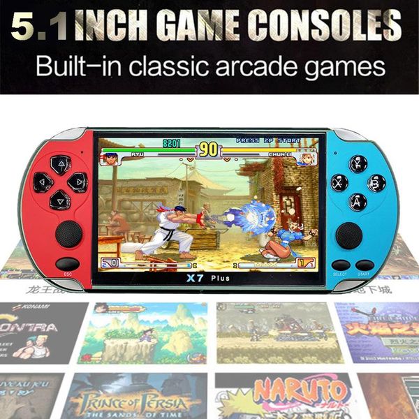 retro classic game console screen display handheld consoles player 1000 built-in 5.1 inch games jeux enfant educatif z0821 portable players
retro classic game console screen display handheld consoles player 1000 built-in 5.1 inch games jeux enfant educatif z0821 portable players