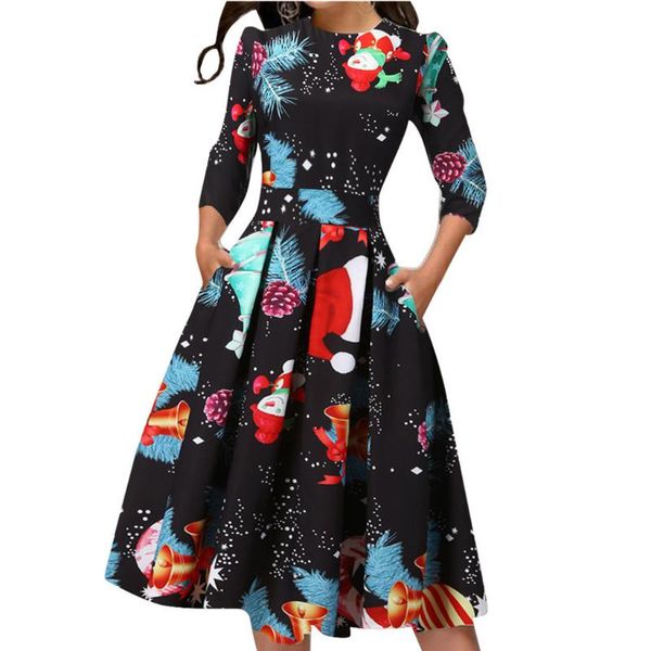 casual dresses fashion christmas printed dress women elegant autumn spring o neck a line long sleeve noel, Black;gray
casual dresses fashion christmas printed dress women elegant autumn spring o neck a line long sleeve noel, Black;gray