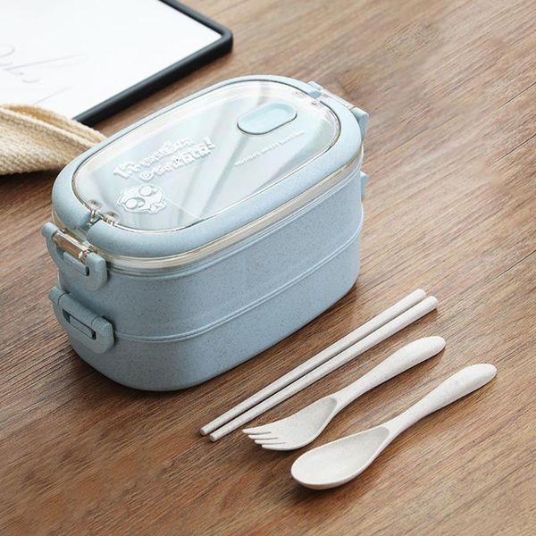 dinnerware sets double layer lunch box portable division sealing bento with tableware storage container
dinnerware sets double layer lunch box portable division sealing bento with tableware storage container
