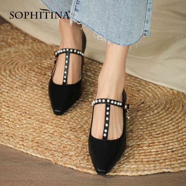 sophitina women pumps casual yellow pearl all-match pumps thick heel plus size 33-43 fashion office lady shoes ao904 210513, Black
sophitina women pumps casual yellow pearl all-match pumps thick heel plus size 33-43 fashion office lady shoes ao904 210513, Black