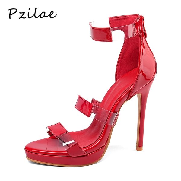 2021 new womans summer shoes fashion pvc high heels open toe heel plus size women sandals vq8l, Black
2021 new womans summer shoes fashion pvc high heels open toe heel plus size women sandals vq8l, Black
