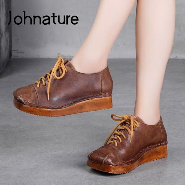 dress shoes johnature genuine leather pumps women 2021 round toe lace-up autumn winter retro casual platform heels ladies, Black
dress shoes johnature genuine leather pumps women 2021 round toe lace-up autumn winter retro casual platform heels ladies, Black