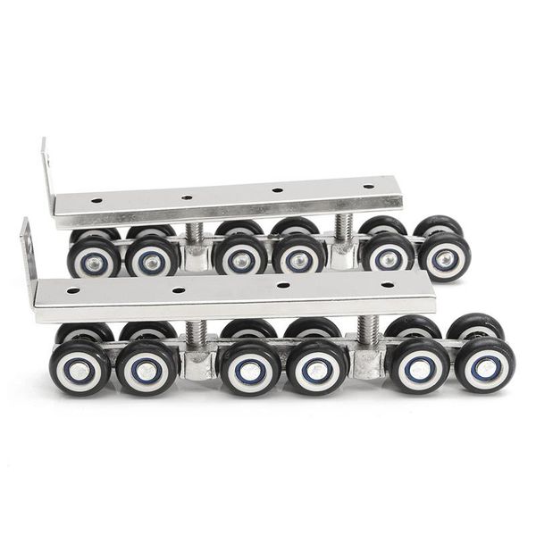 1set 8/12 wheels hangers roller cold rolled steel sliding wooden door closet hardware kit other
1set 8/12 wheels hangers roller cold rolled steel sliding wooden door closet hardware kit other