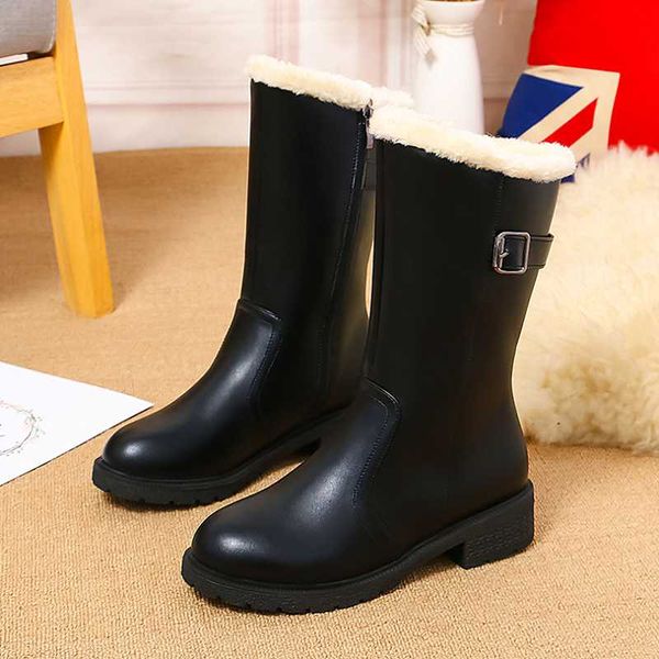 buckle strap warm snow boots women winter mid-calf rain female fur waterproof shoes 2021 femme casual booties, Black
buckle strap warm snow boots women winter mid-calf rain female fur waterproof shoes 2021 femme casual booties, Black