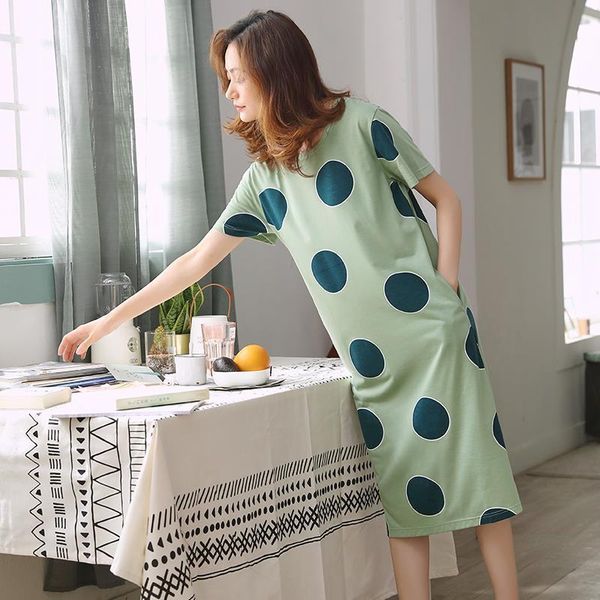 Women Sleepwear Fashion Cotton Long Traditional Nightgowns Sleepshirts Summer Home Dress Comfortable Nightdress Indoor Clothing, Black;red
Women Sleepwear Fashion Cotton Long Traditional Nightgowns Sleepshirts Summer Home Dress Comfortable Nightdress Indoor Clothing, Black;red