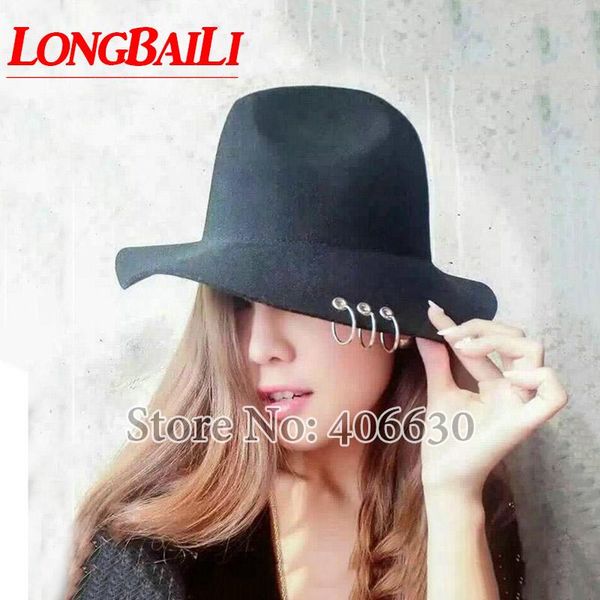 stingy brim hats winter fashion wide women wool felt fedora hat chapeu feminino eldw011, Blue;gray
stingy brim hats winter fashion wide women wool felt fedora hat chapeu feminino eldw011, Blue;gray