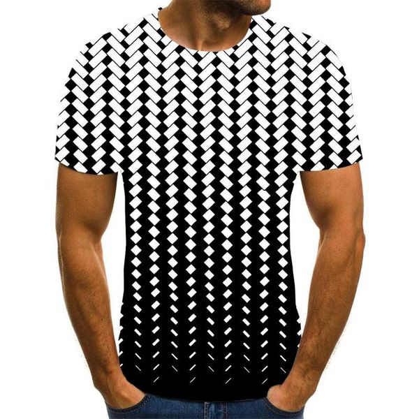 check pattern t-shirt casual harajuku 3d printing men's summer o-neck shirt oversized streetwear t-shirts, White;black
check pattern t-shirt casual harajuku 3d printing men's summer o-neck shirt oversized streetwear t-shirts, White;black