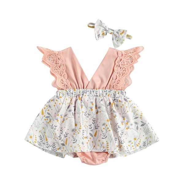 jumpsuits born girls romper dress with bow headband sweet style print lace decoration baby summer clothing, Blue
jumpsuits born girls romper dress with bow headband sweet style print lace decoration baby summer clothing, Blue