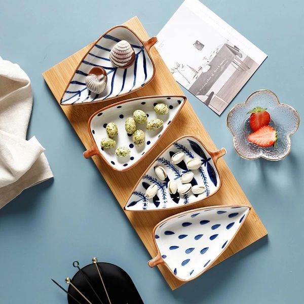 dishes & plates creative leaf shape seasoning bowl ceramic multipurpose small appetizers snack dish sauce kitchen sushi cake tray
dishes & plates creative leaf shape seasoning bowl ceramic multipurpose small appetizers snack dish sauce kitchen sushi cake tray