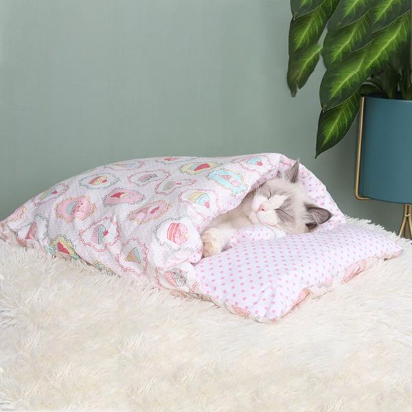 cat beds & furniture warm bed removable pet sleeping bag with pillow deep sleep for cats winter kitten nest house cushion accessories
cat beds & furniture warm bed removable pet sleeping bag with pillow deep sleep for cats winter kitten nest house cushion accessories