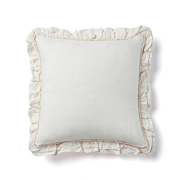 cushion/decorative pillow french style lotus leaf frill pillowcase retro cotton linen back cushion cover white/pink waist bedside
cushion/decorative pillow french style lotus leaf frill pillowcase retro cotton linen back cushion cover white/pink waist bedside