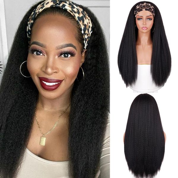synthetic wigs yaki straight headband for women 28 inch afro kinky ombre heat resistant, Black
synthetic wigs yaki straight headband for women 28 inch afro kinky ombre heat resistant, Black