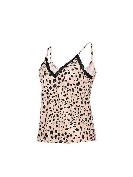 woman's lace splicing sling camisole, v-neck leopard slim elastic waistcoat, daily life women's tanks & camis, White
woman's lace splicing sling camisole, v-neck leopard slim elastic waistcoat, daily life women's tanks & camis, White