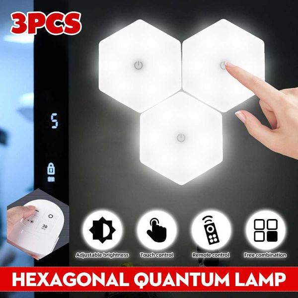 wall lamp 3pcs quantum hexagonal modular led night light home decor touch sensor lamps remote control indoor lighting
wall lamp 3pcs quantum hexagonal modular led night light home decor touch sensor lamps remote control indoor lighting