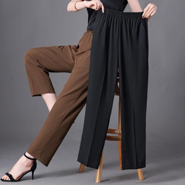 women's pants & capris straight women middle-aged summer high waist casual stretch pencil female black ankle-length trousers plus size, Black;white
women's pants & capris straight women middle-aged summer high waist casual stretch pencil female black ankle-length trousers plus size, Black;white