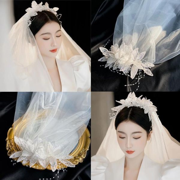 bridal veils romantic vintage bride wedding veil artificial lace petals flower imitation pearl beading jewelry headpiece cathedral women hai, Black
bridal veils romantic vintage bride wedding veil artificial lace petals flower imitation pearl beading jewelry headpiece cathedral women hai, Black