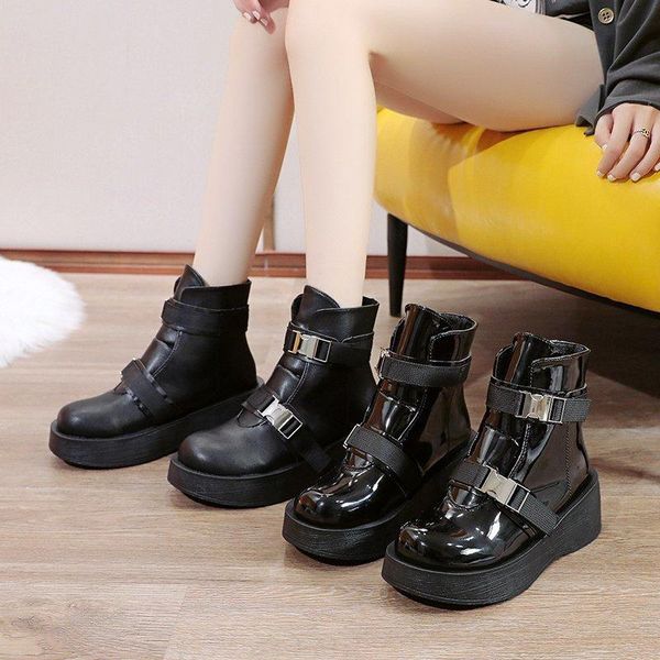boots women goth platform female shoes black for fashion woman chunky metal button ladies ankle
boots women goth platform female shoes black for fashion woman chunky metal button ladies ankle
