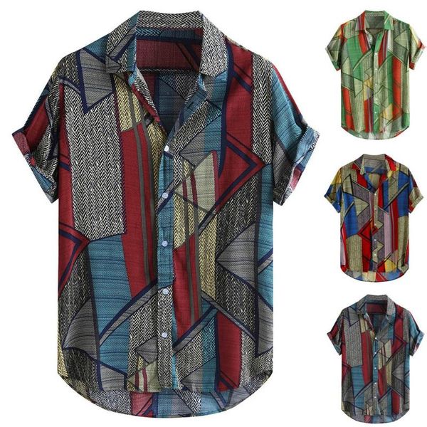 men's casual shirts explosive shirt mens ethnic style summer short sleeve loose buttons shirt blouse are you sure not to buy, White;black
men's casual shirts explosive shirt mens ethnic style summer short sleeve loose buttons shirt blouse are you sure not to buy, White;black