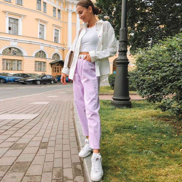 women's pants & capris women spring autumn fashion vintage purple denim harem oversize casual loose jeans trousers female pantalon, Black;white
women's pants & capris women spring autumn fashion vintage purple denim harem oversize casual loose jeans trousers female pantalon, Black;white